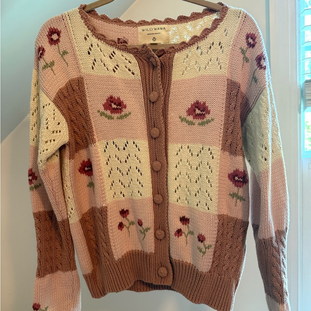 Wild Wawa Women's Rose Sweater